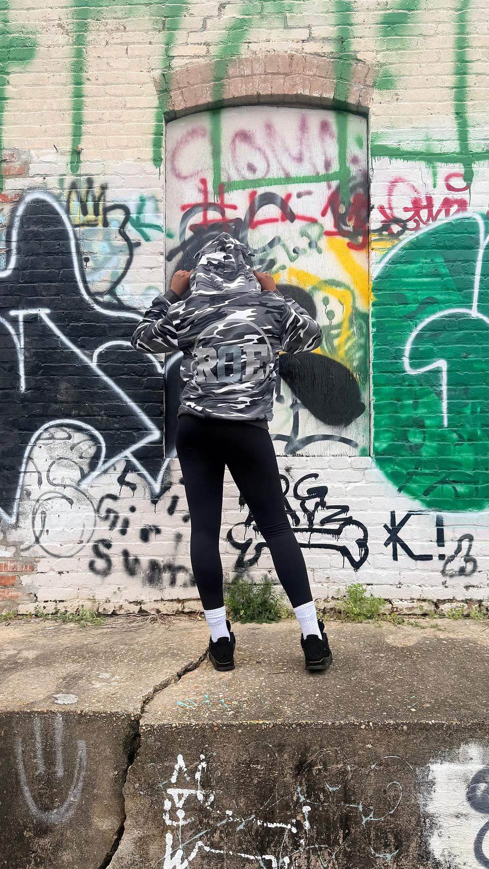 Thumbnail: Grey "ROE" "Rich Off Everything" Camo jacket