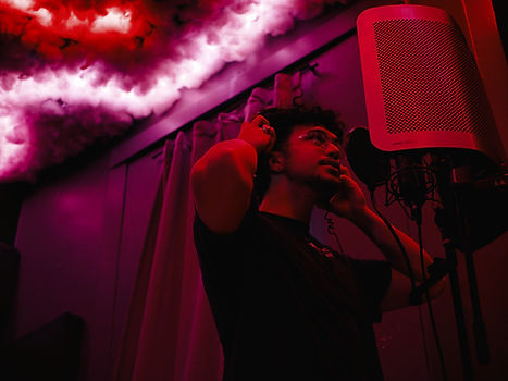 Topia in the studio | Photo by Vision Media