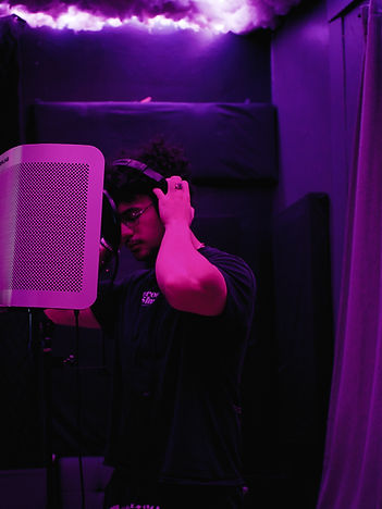 Topia in the studio | Photo by Vision Media