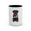 Thumbnail: Patriotic Dog Mug, Rottweiler Coffee Cup, Cute Pet Lover Gift