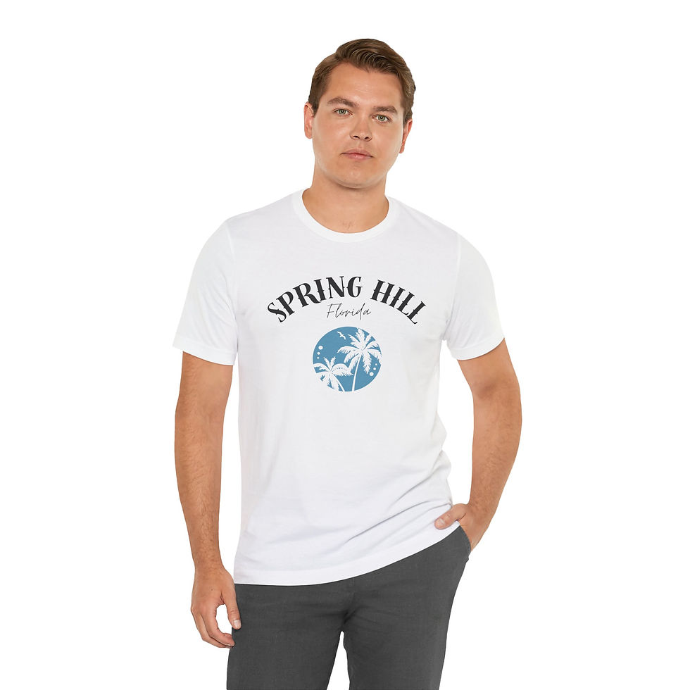 Spring Hill Florida Tee - Casual Unisex Jersey Short Sleeve Shirt