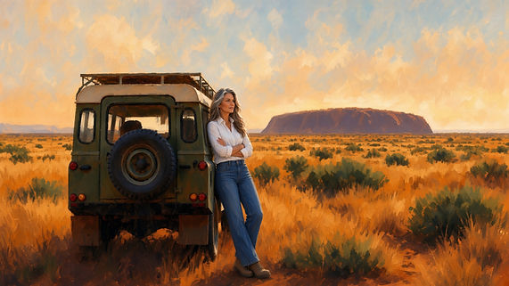 Cate at Ayers Rock Rover Impressionism thicker.jpg