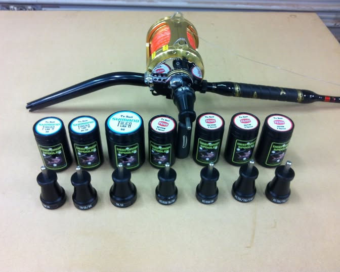 The Range of Deep Drop Spoolers.