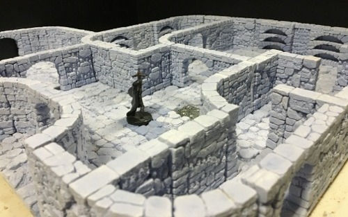 Thumbnail: G30 - Catacomb Skull Ground - Silicone Mold