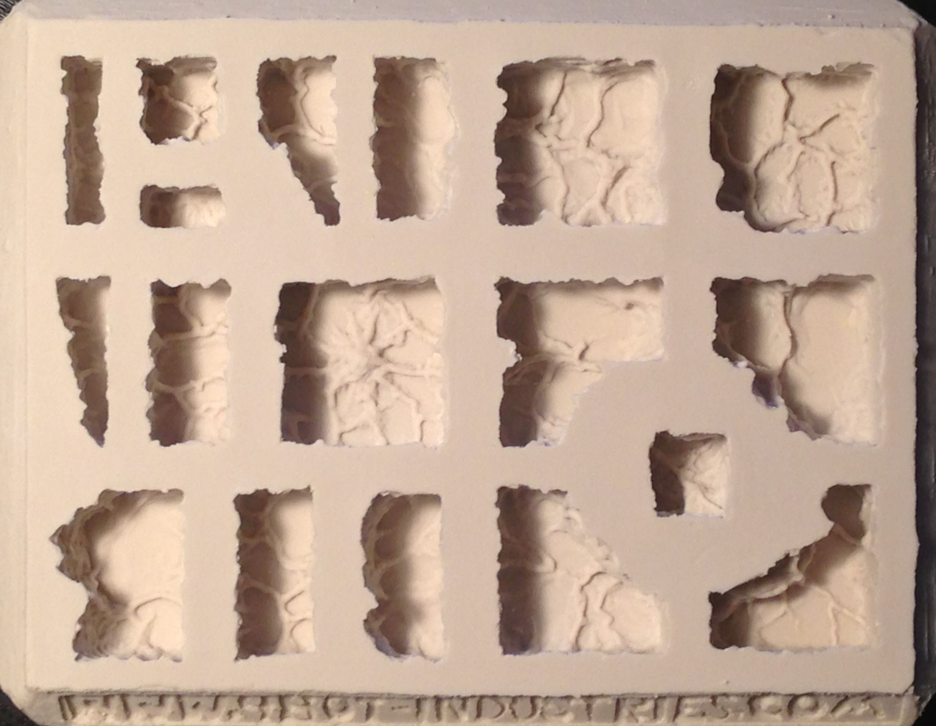 G07 - Lava / Worn Ground Terrain - Silicone Mold