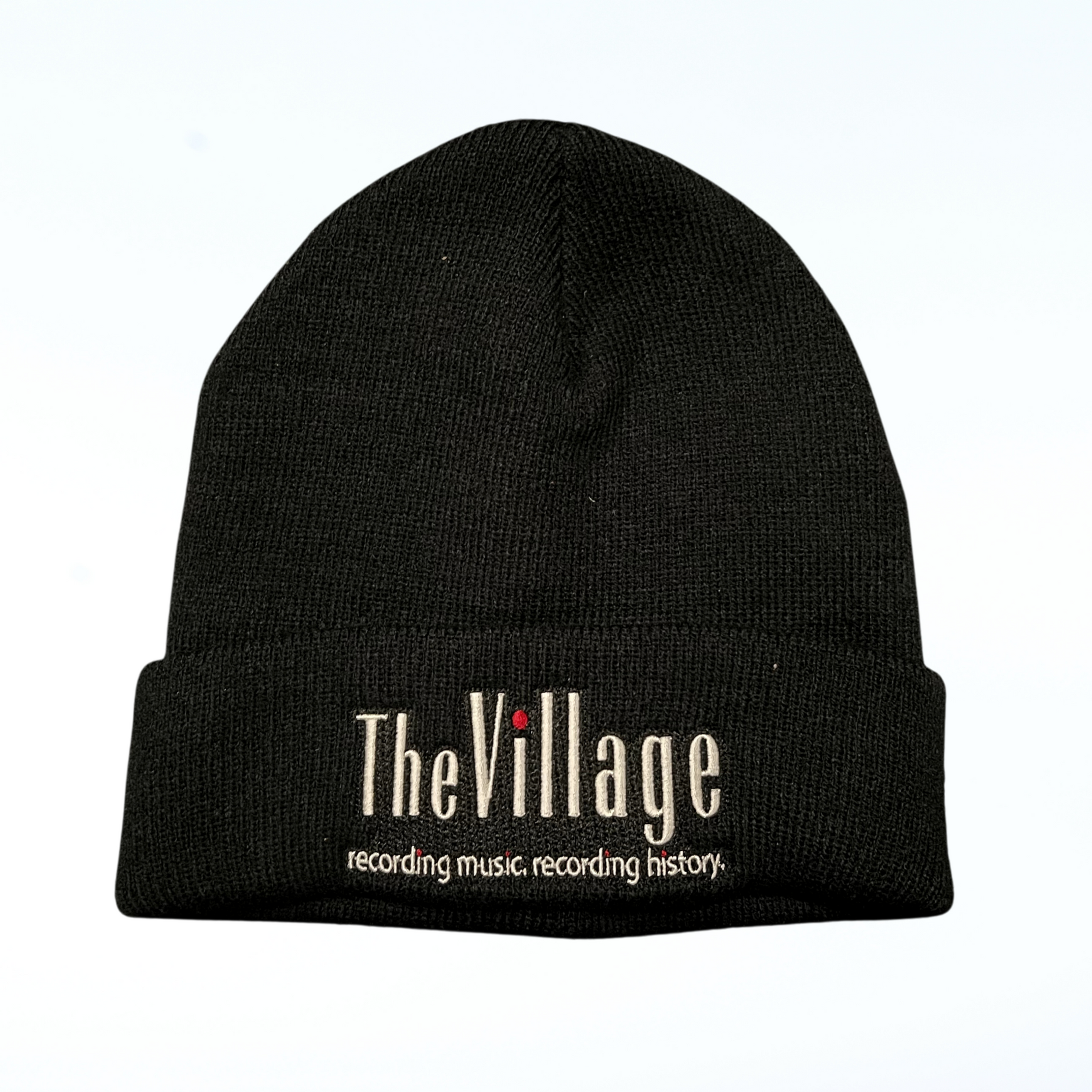 Black Folded Beanie