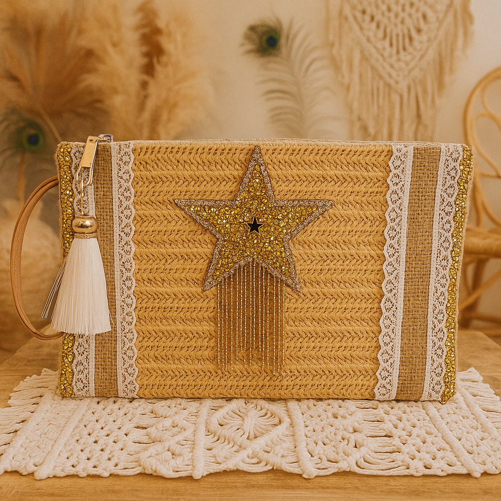 POCHETTE ETOILE DOREE *