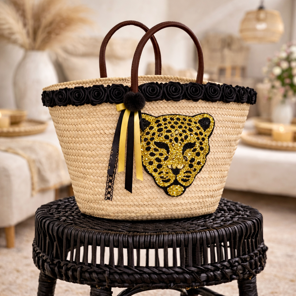 PANIER TIGRE SEQUINS *