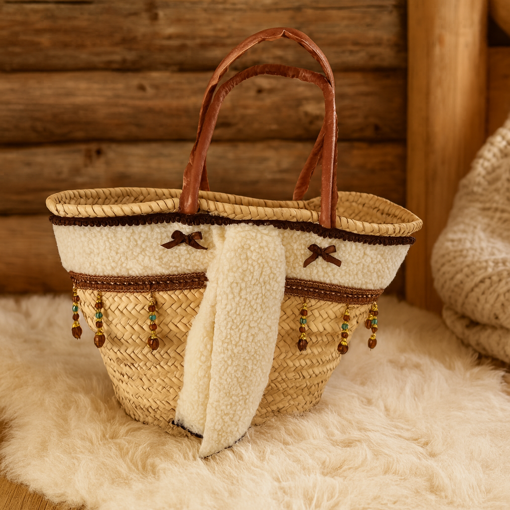 PANIER SHERPA ET PAMPILLES*