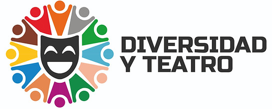 Logotipo DIVERSIDAD Y TEATRO horizontal