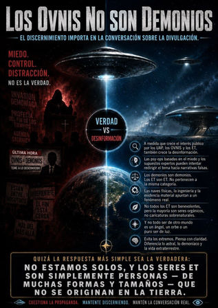 Los Ovnis no son demonios!