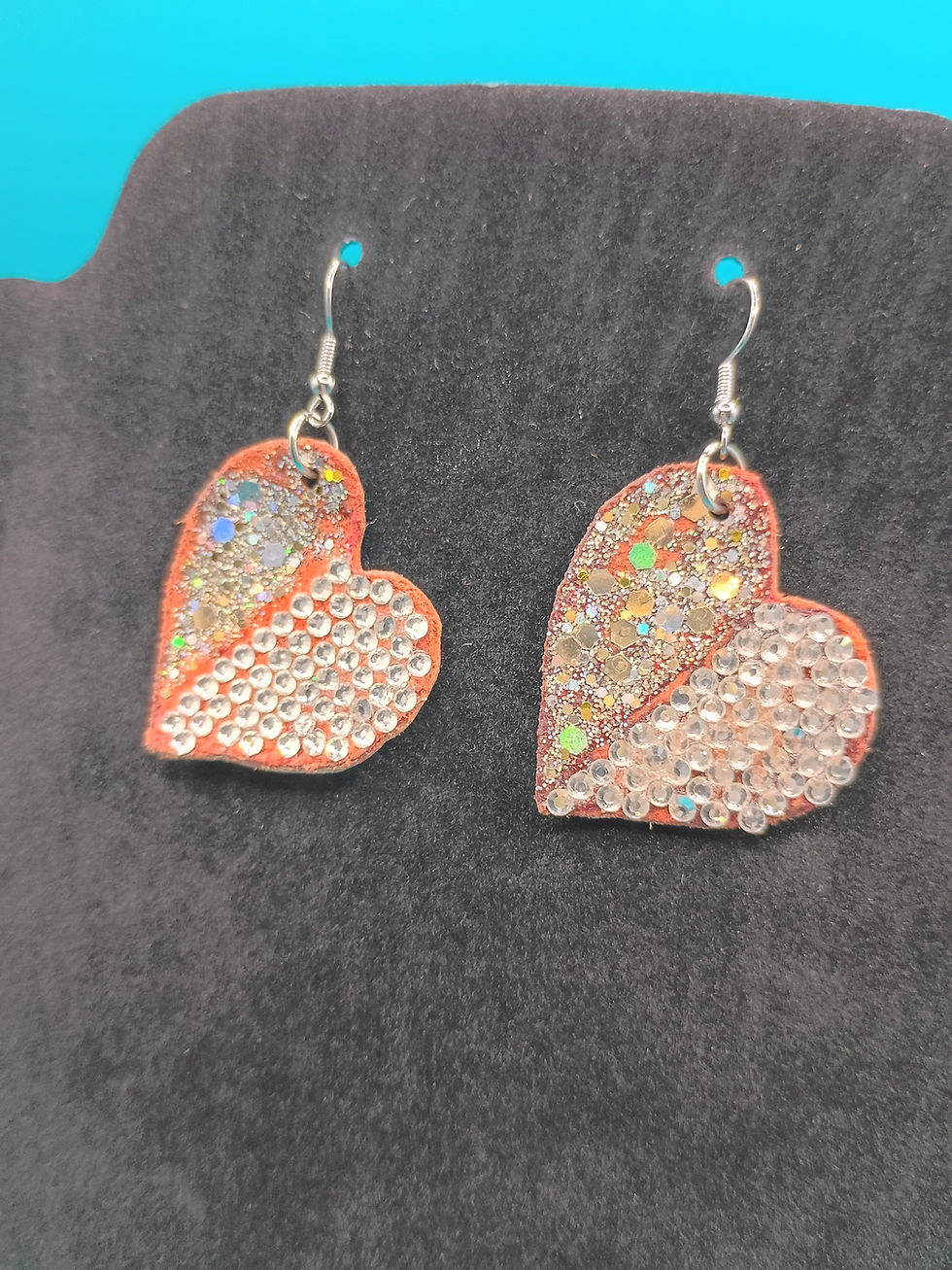 Thumbnail: Sparkle Heart Earrings