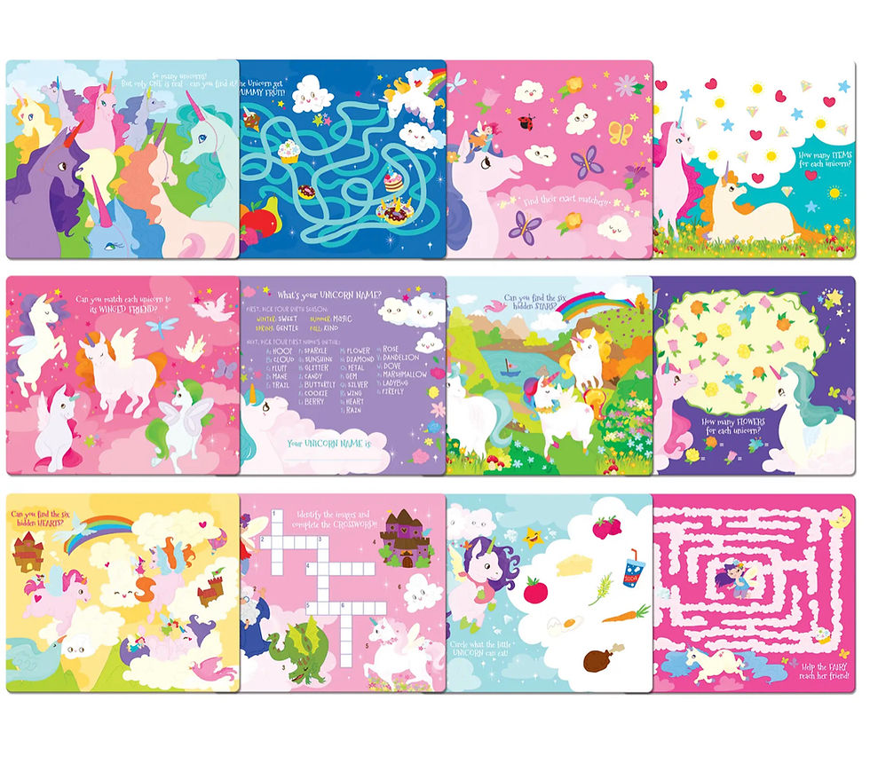 Thumbnail: The Piggy Story Dry Erase Activities To Go- Unicorn Fantasy