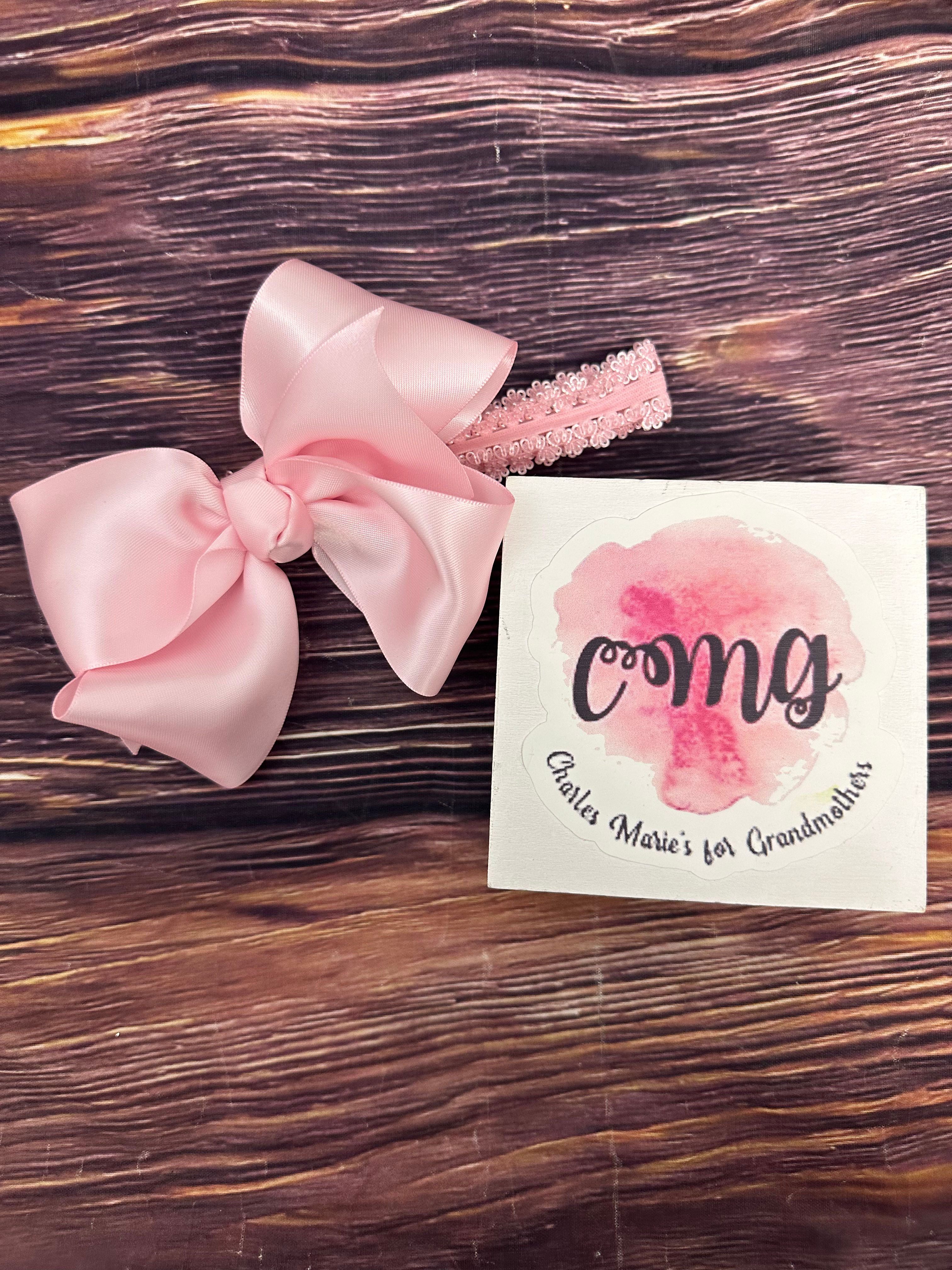 Charles Marie’s Preemie/ Newborn Headband with Big bow for baby