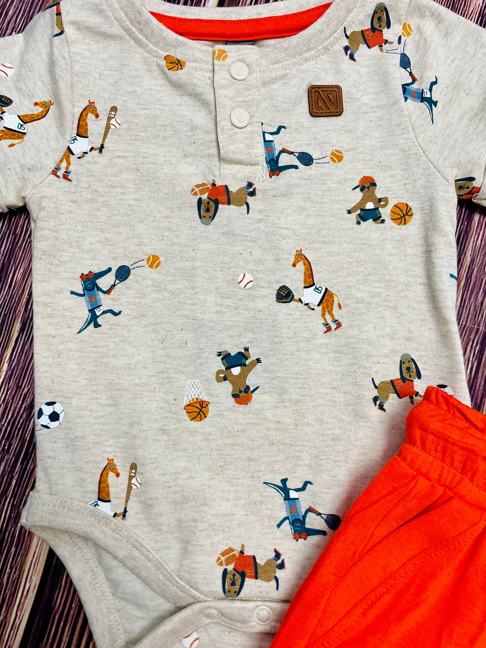 Miniatura: Norük Athlete Animal 2PC Short Set