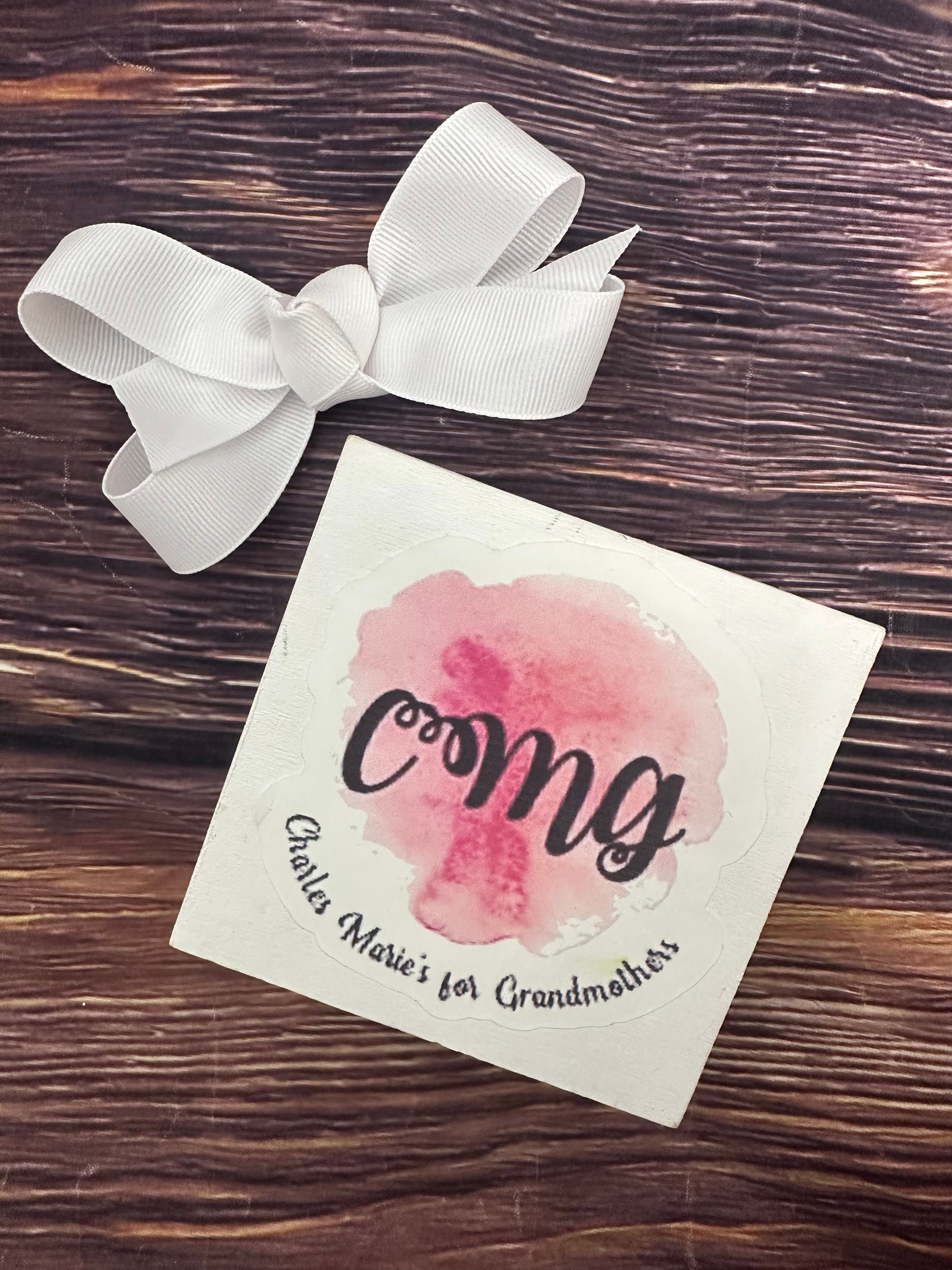 Charles Marie’s 4inch Pigtail bow with Alligator Clip