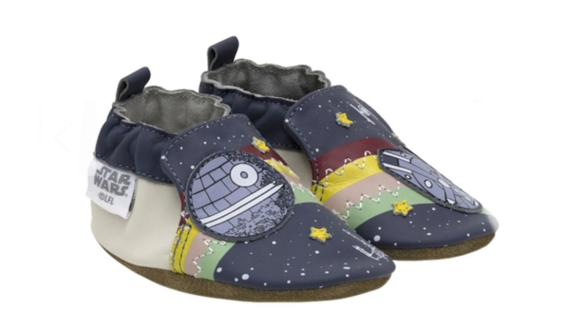Robeez Star Wars™ Rule the Galaxy Soft Soles Dark Blue