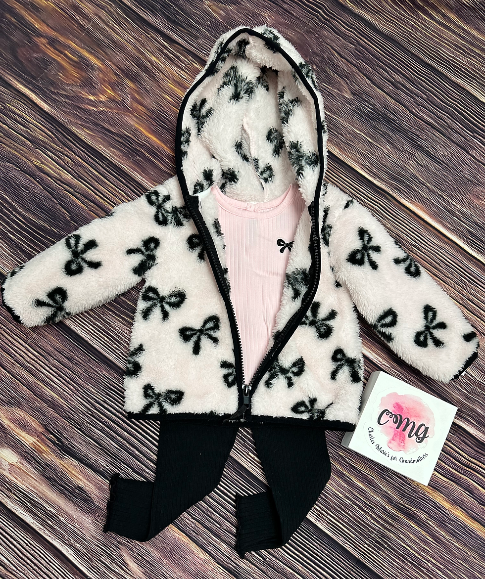 Miniatura: Little Me  Light pink 3-Piece Bow Set