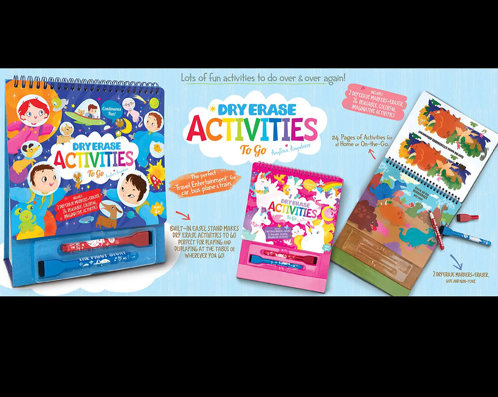 Miniatura: The Piggy Story Dry Erase Activities To Go- Unicorn Fantasy
