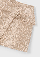 Miniatura: Mayoral Wrap Short in Khaki Snakeskin Print