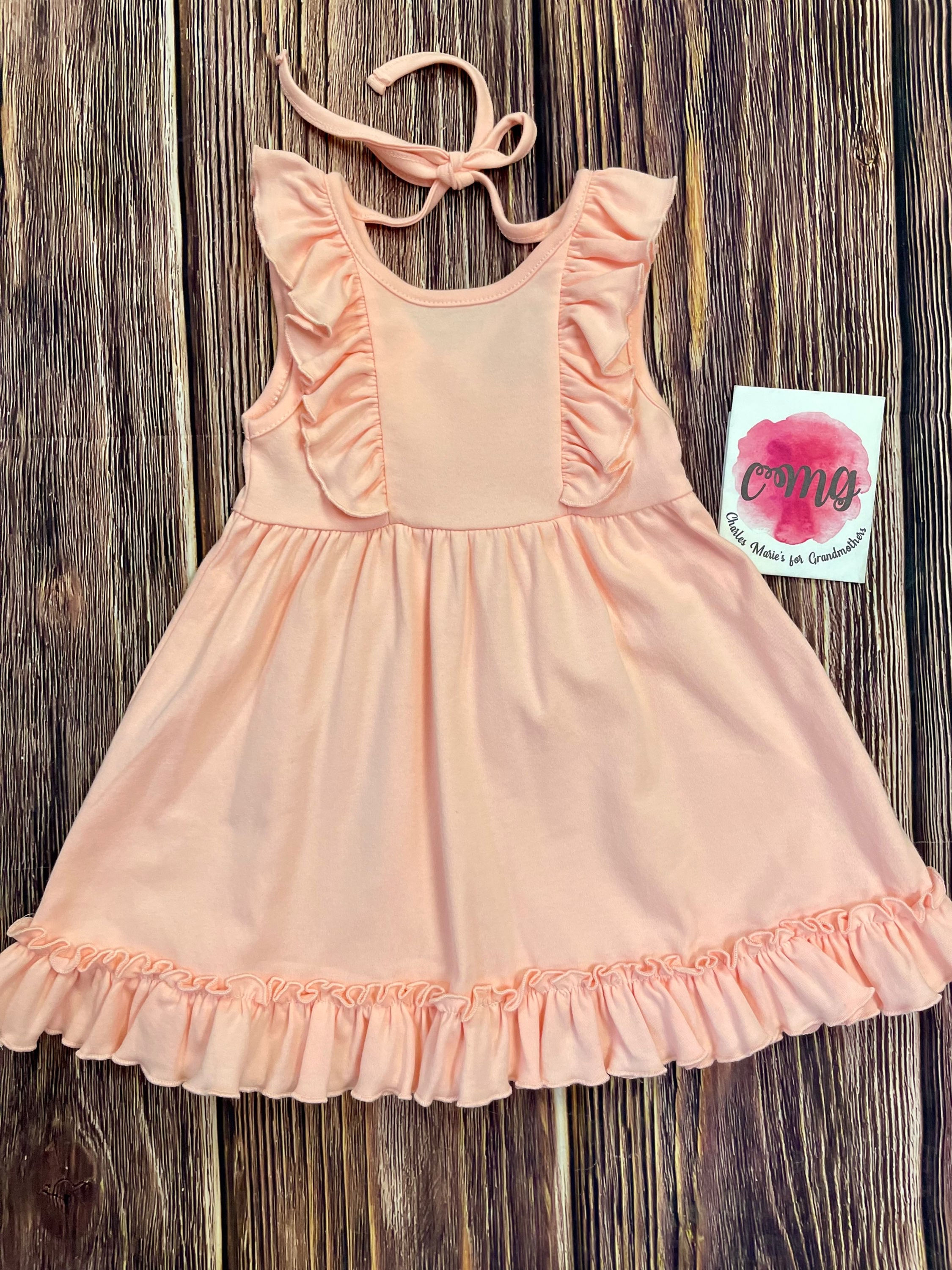 Millie Jay Emery Peach Dress
