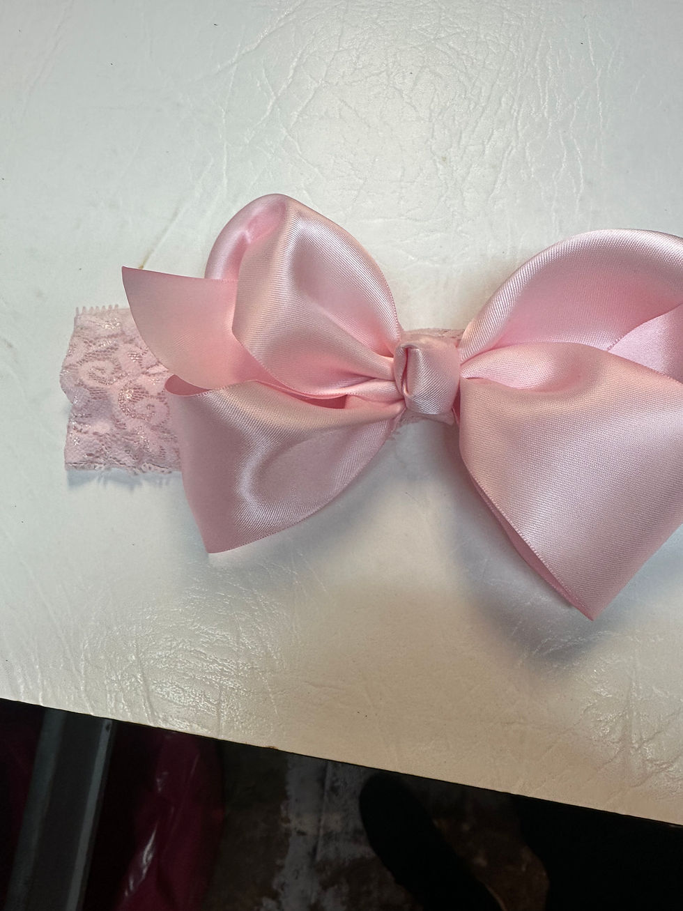 Thumbnail: Charles Marie’s Big Satin headband for baby