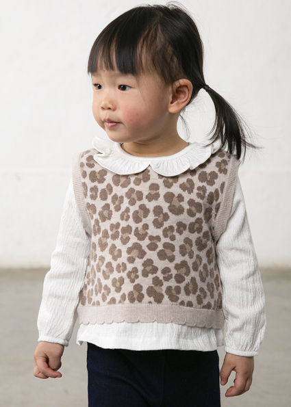Thumbnail: Mayoral Leopard Two-fer Top and Flare Leg Jean for Baby and Toddler