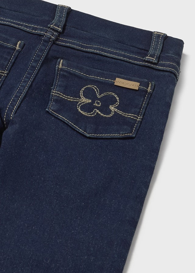 Thumbnail: Mayoral Girls Dark Wash Slim Fit Jean 576