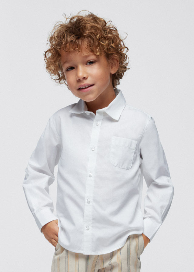 Thumbnail: Mayoral Boys White Dress Shirt