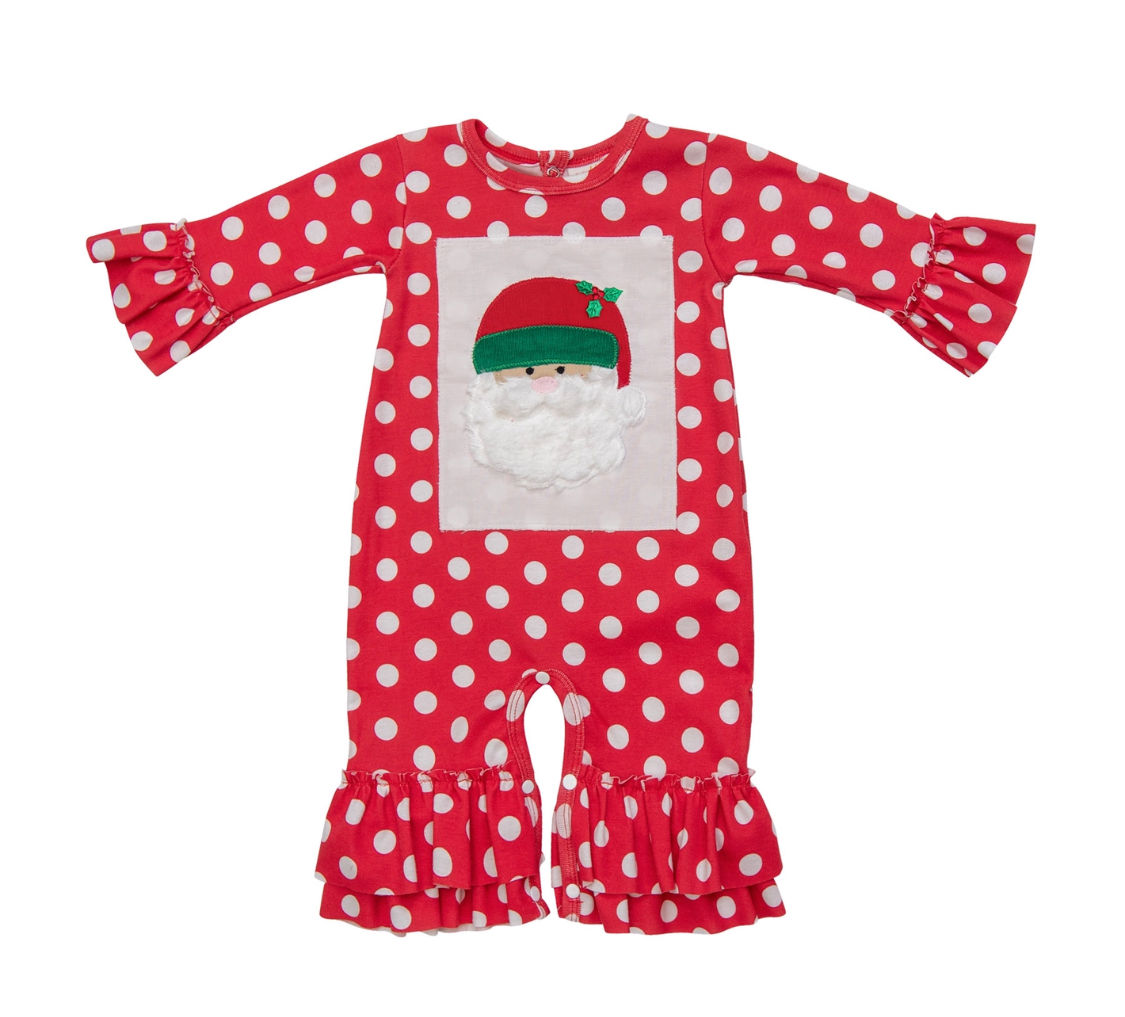 Haute Baby Santa's Helper Girl Romper