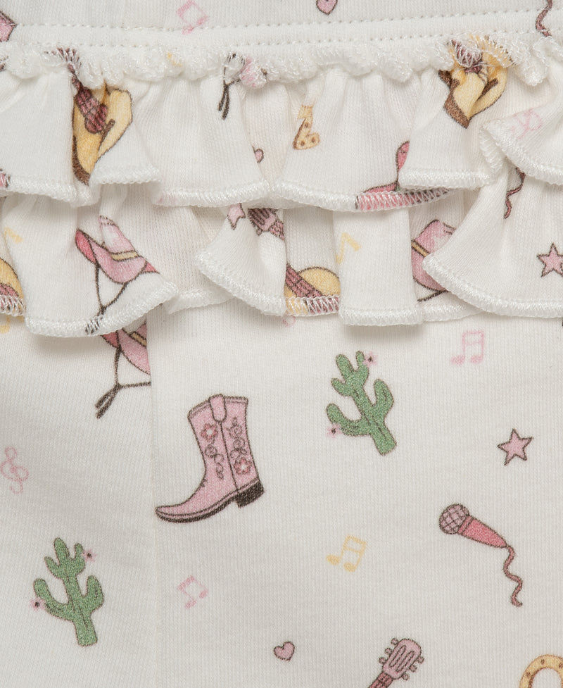 Miniatura: Little Me Western Onesie and Legging with matching headband for baby