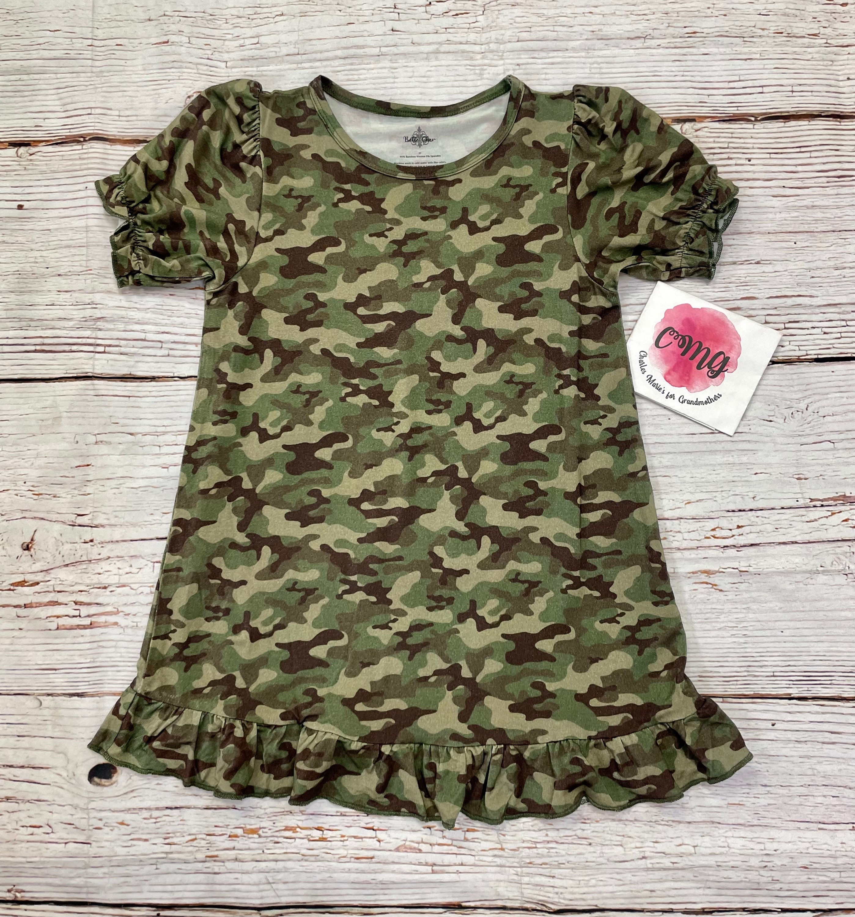 Belle Cher Camo Sleep Gown 