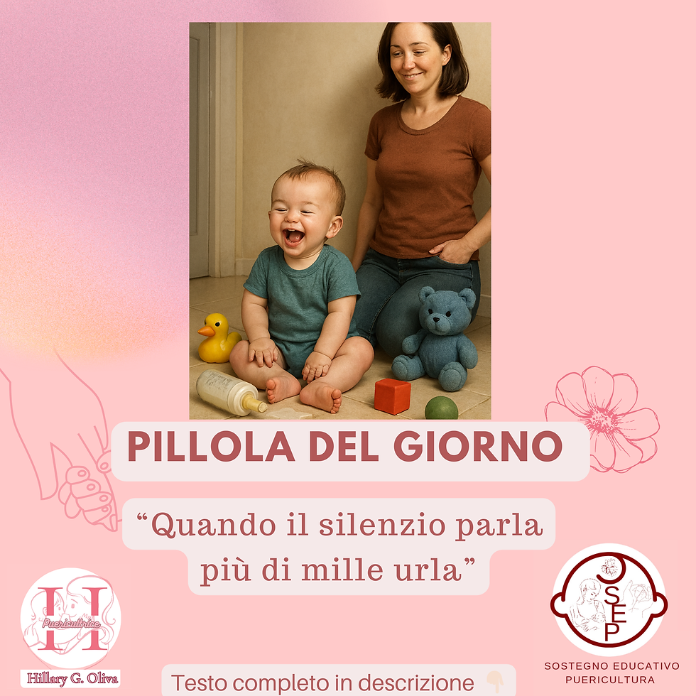 Quando il silenzio parla più di mille urla