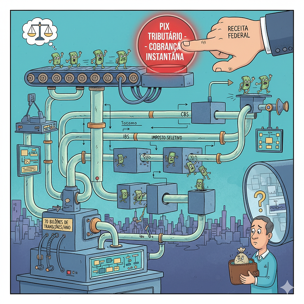 Brasil tende a ser o mais eficiente no mundo, em cobrança de impostos Serão Pixels, códigos e algorítmos assumindo controle das nossas vidas