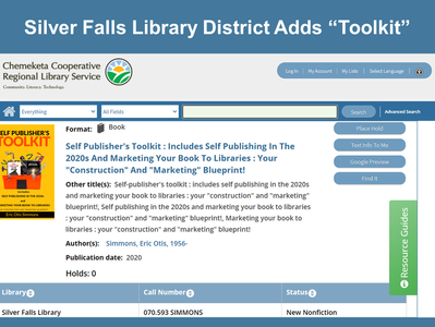 Oregon Library Adds “Toolkit”