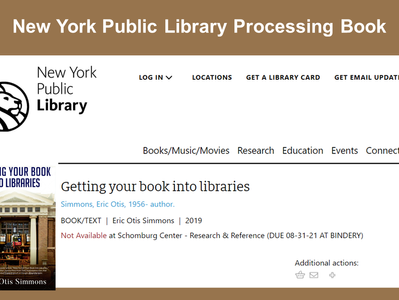 “Getting Your Book Into Libraries”