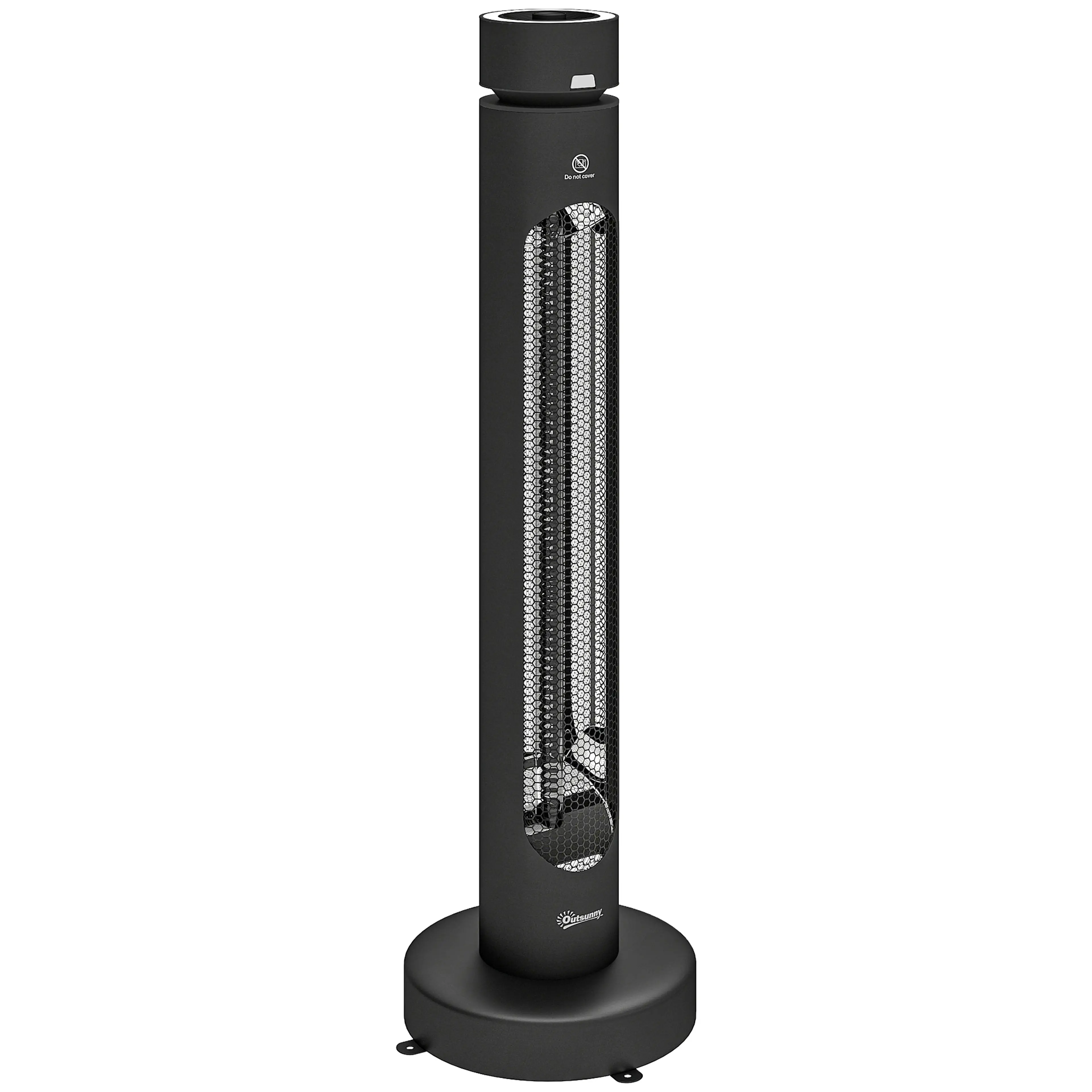 Terrassvärmare 2000 W med oscillering – 84 cm, 8 lägen