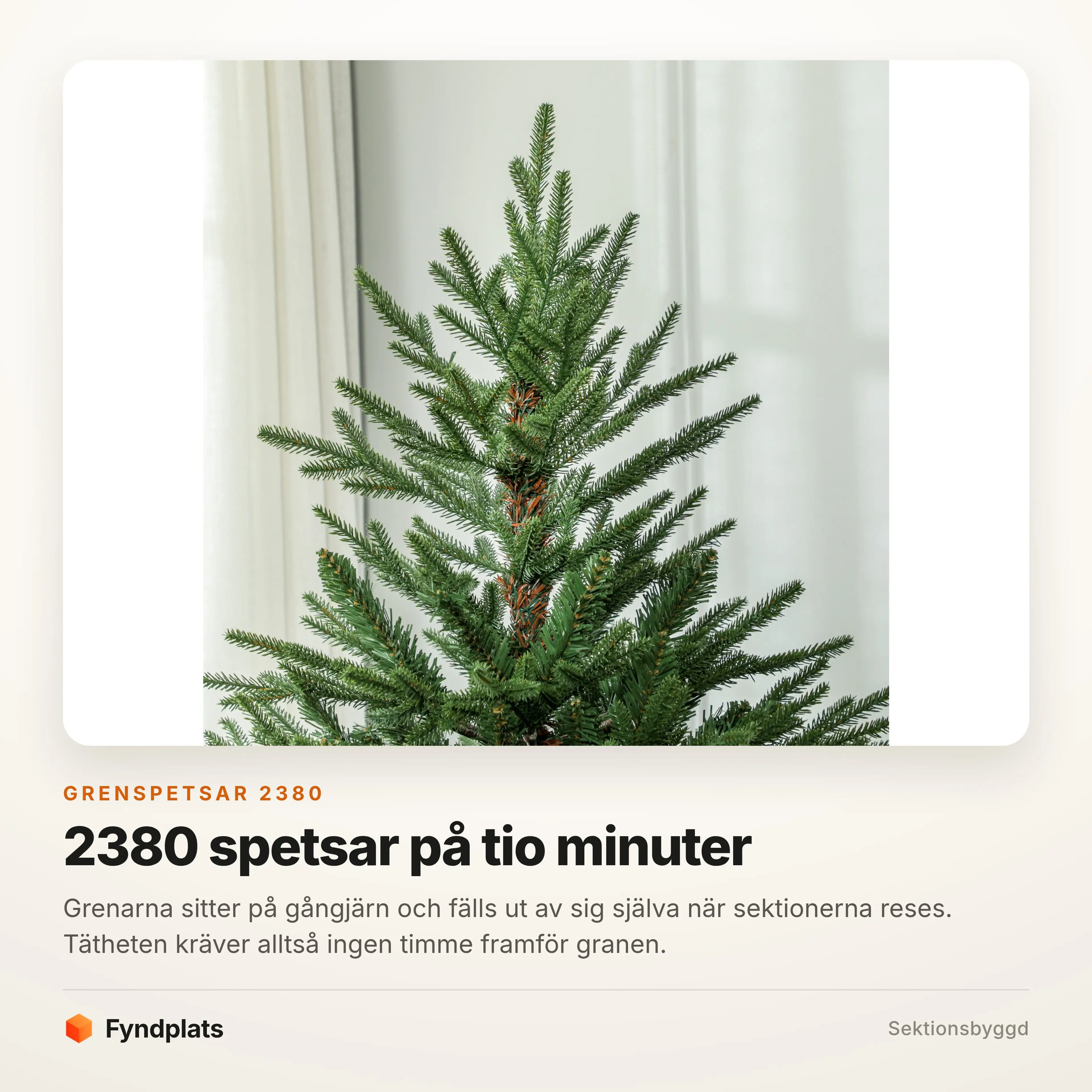 Närbild på det mycket täta grenverket