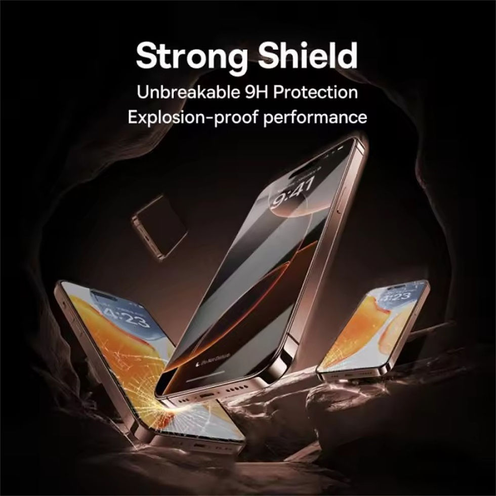 Miniatyrbild: 4-Pack Härdat Glas Skärmskydd för iPhone