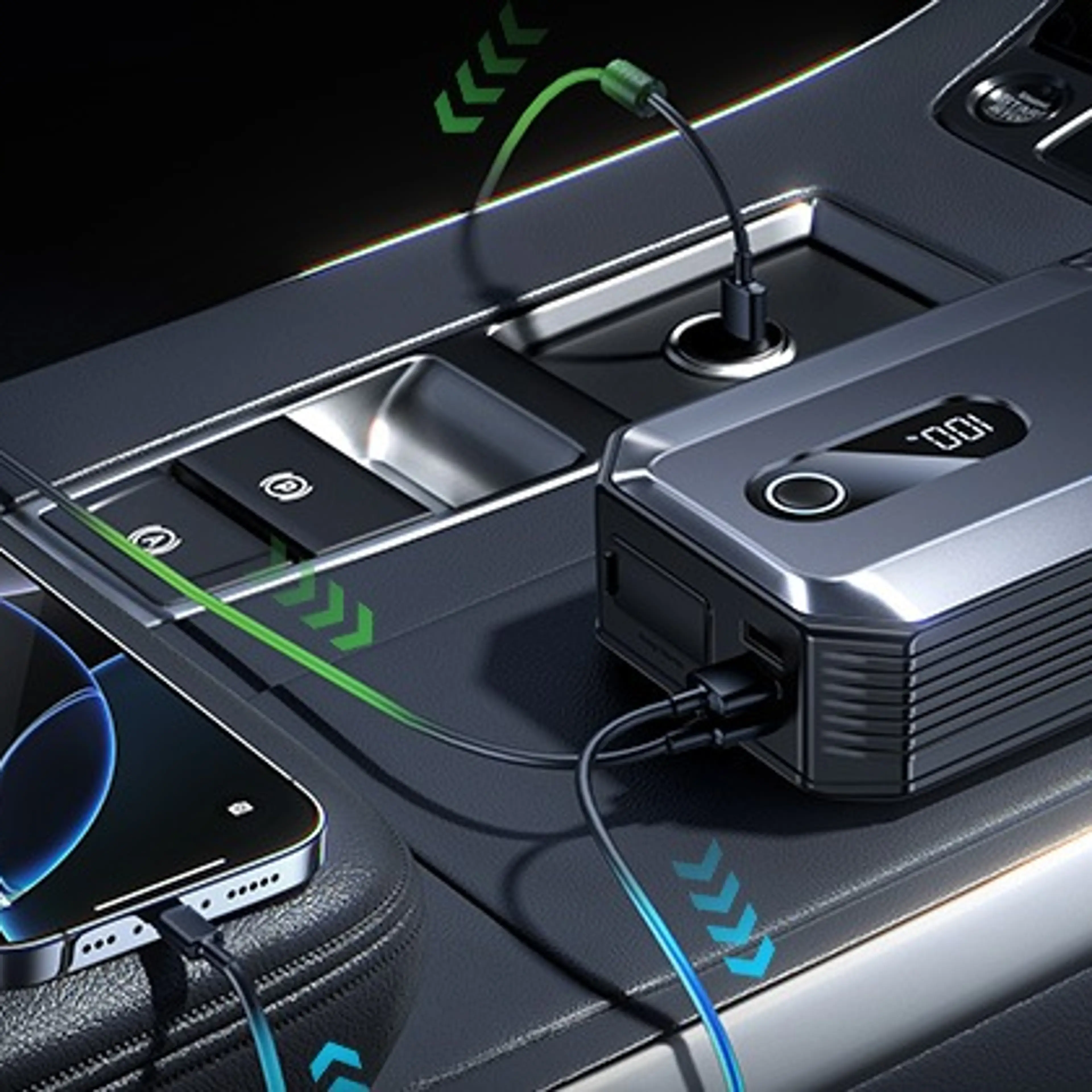 Baseus starthjälp laddar mobil via USB-C med 30 W snabbladdning