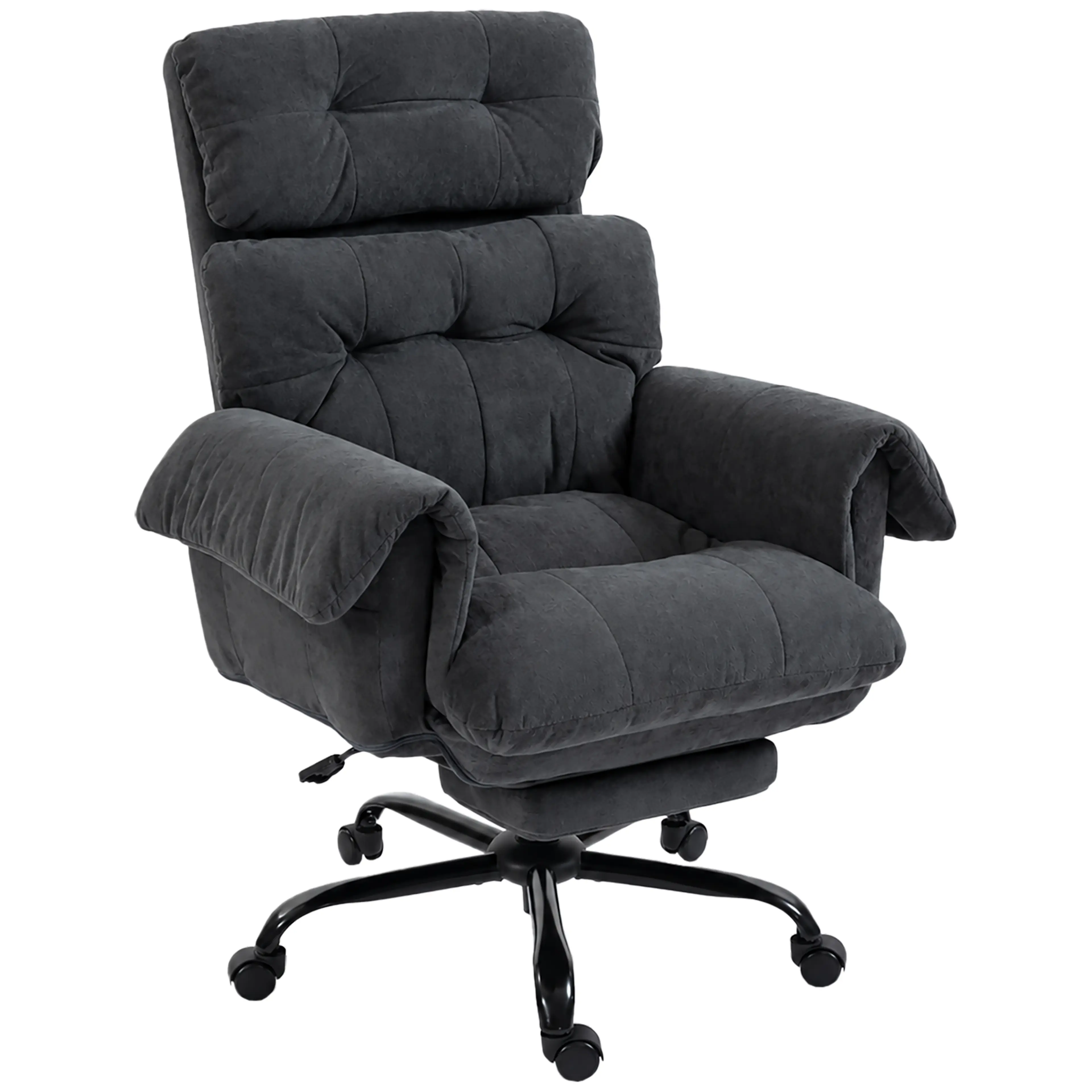 Kontorsstol 80 cm bred med stoppade armstöd
