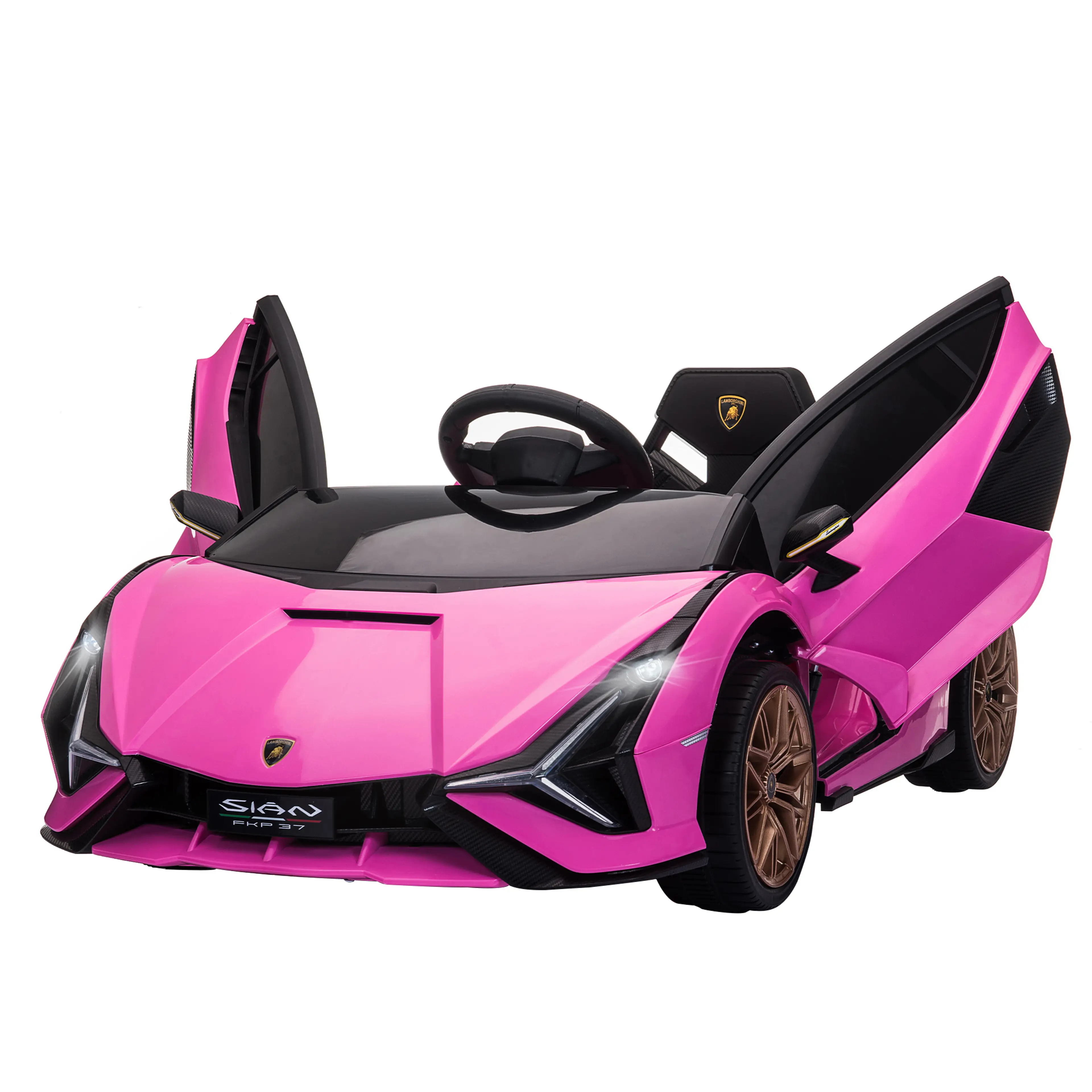 Lamborghini Sian elbil för barn 12V – licensierad med fjärrkontroll, 3+ år