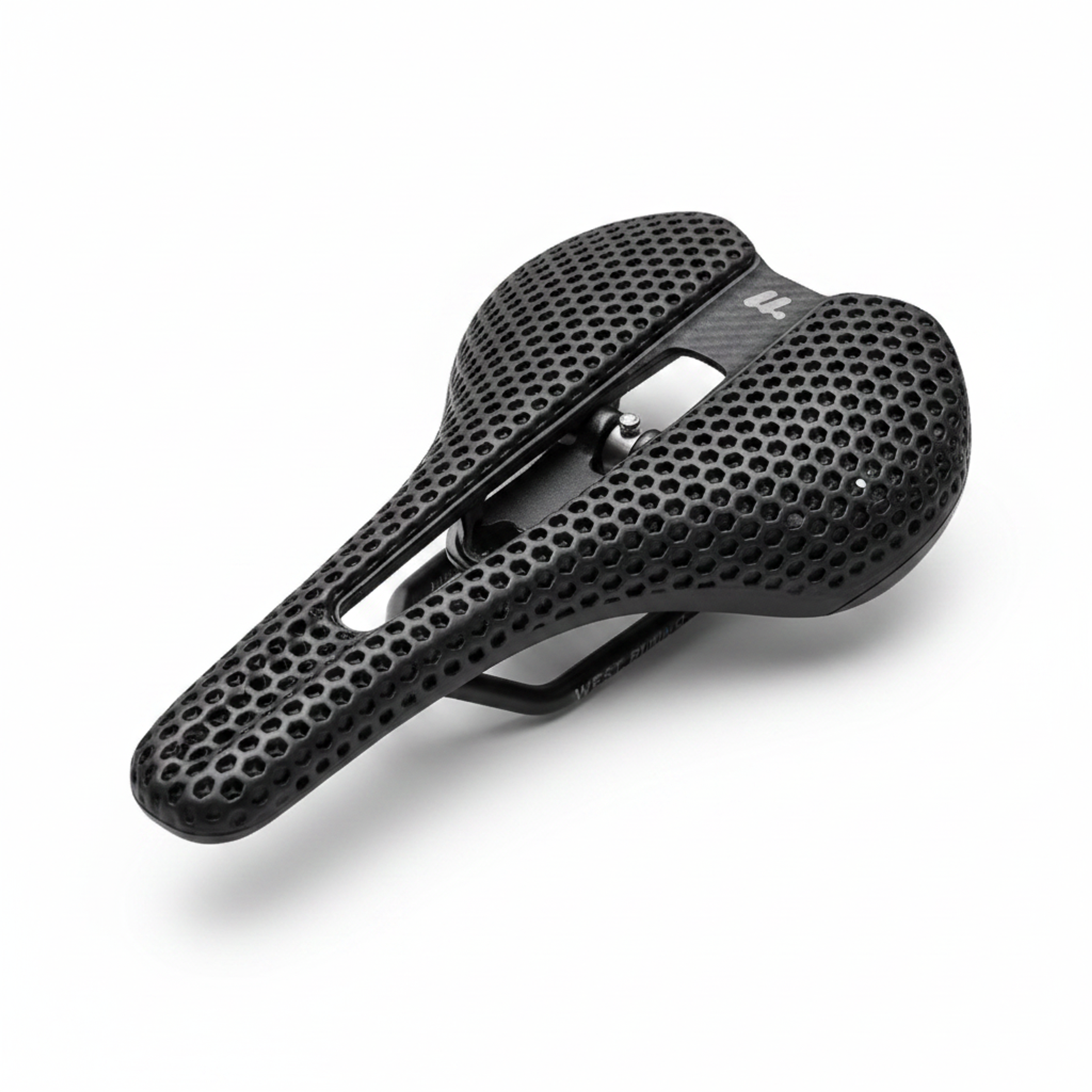 3d-printad sadel med hexagonal gitterstruktur – WEST BIKING