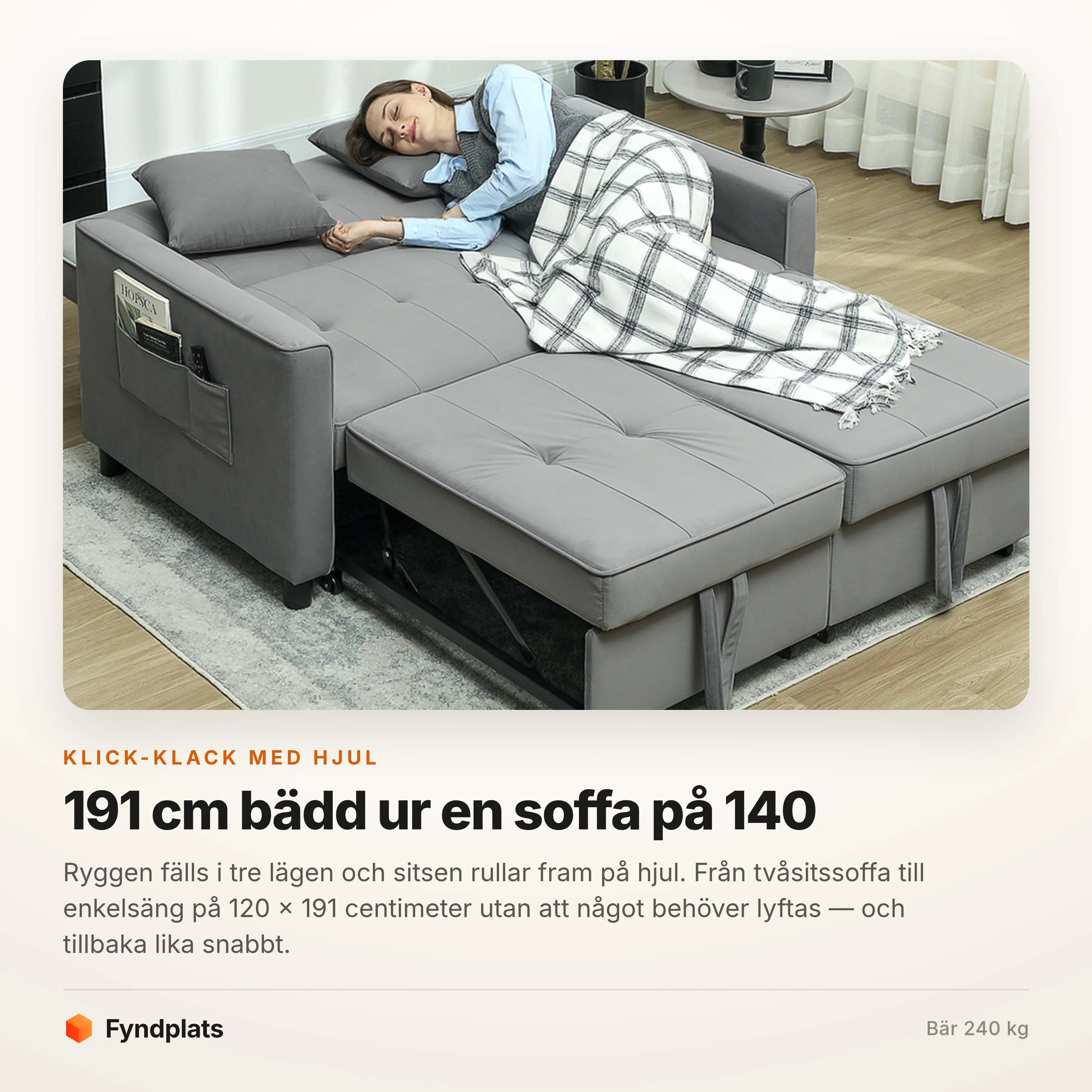 Bädden utdragen till 120 × 191 centimeter