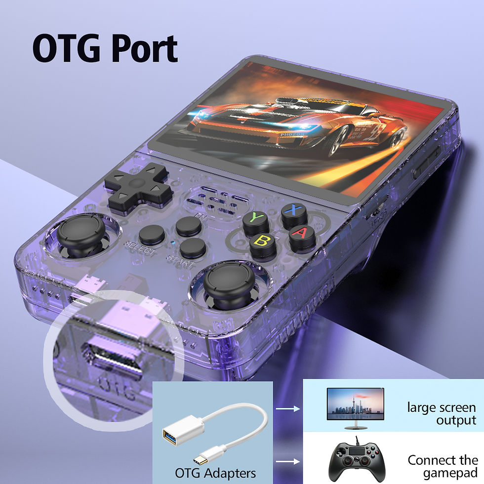 Miniatyrbild: GameWave X – Handhållen spelkonsol med 64GB/128GB och upp till 20 000 klassiska