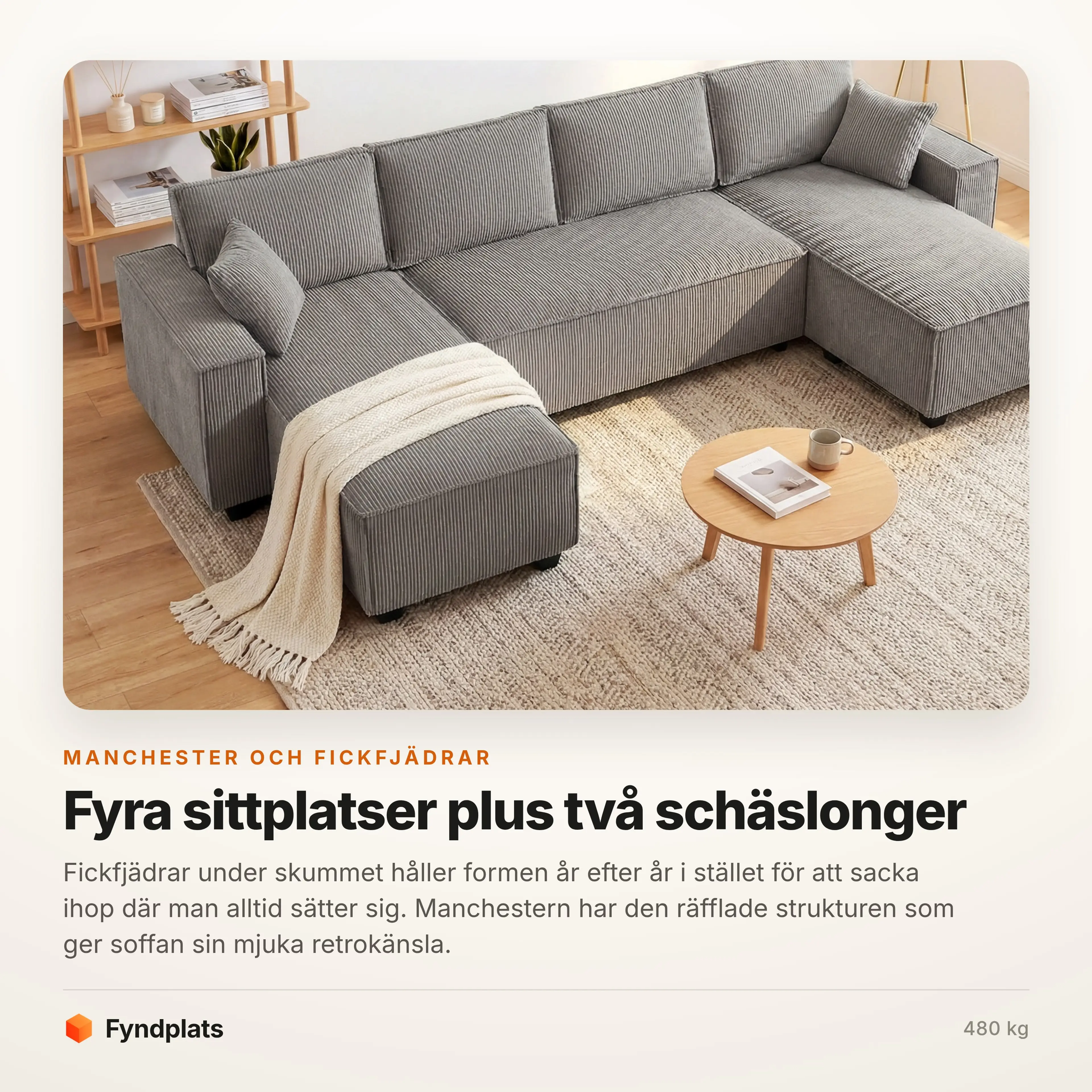 Närbild på manchestern och de fyra sittplatserna