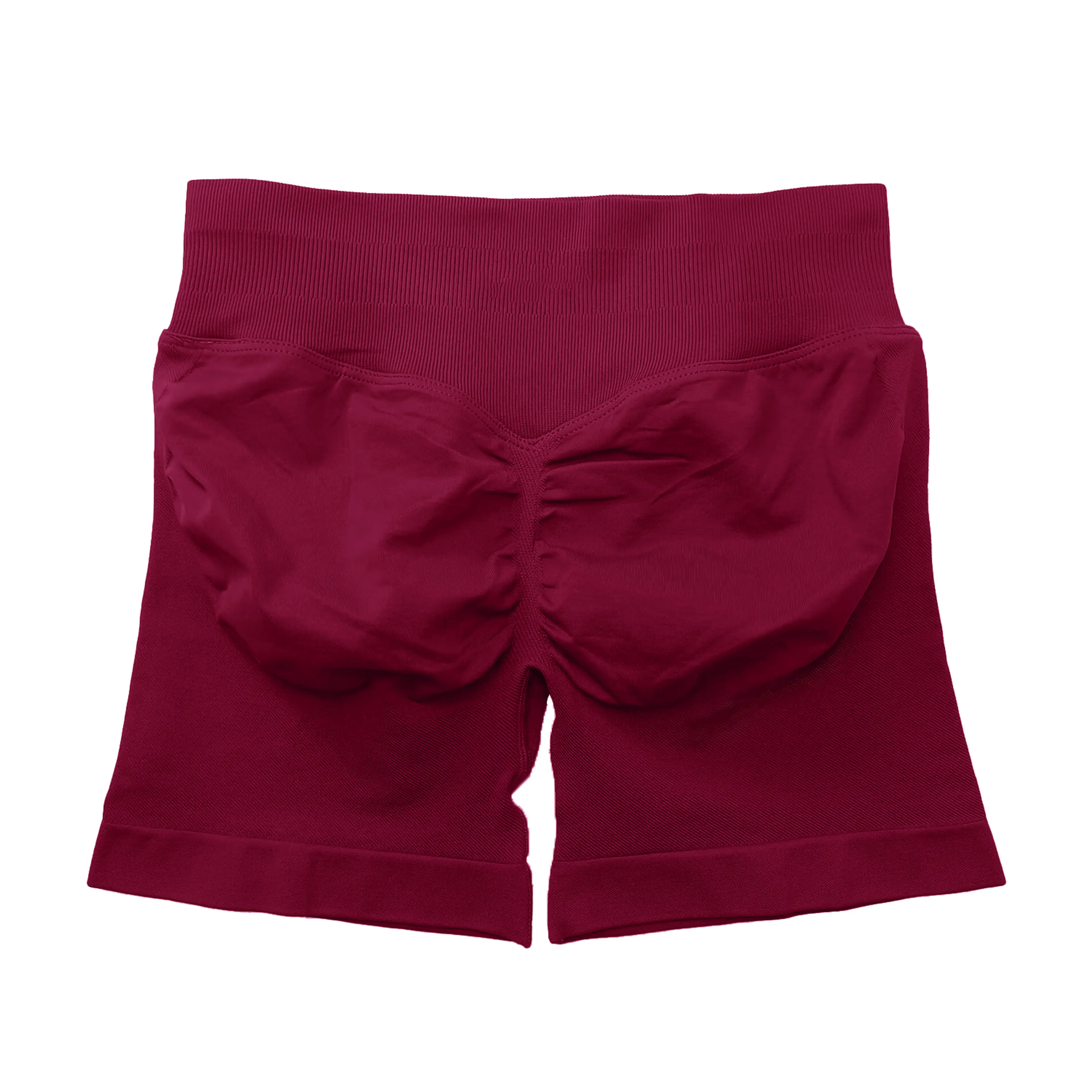 Cykelshorts i färgen Vinteröron, som är vinröd