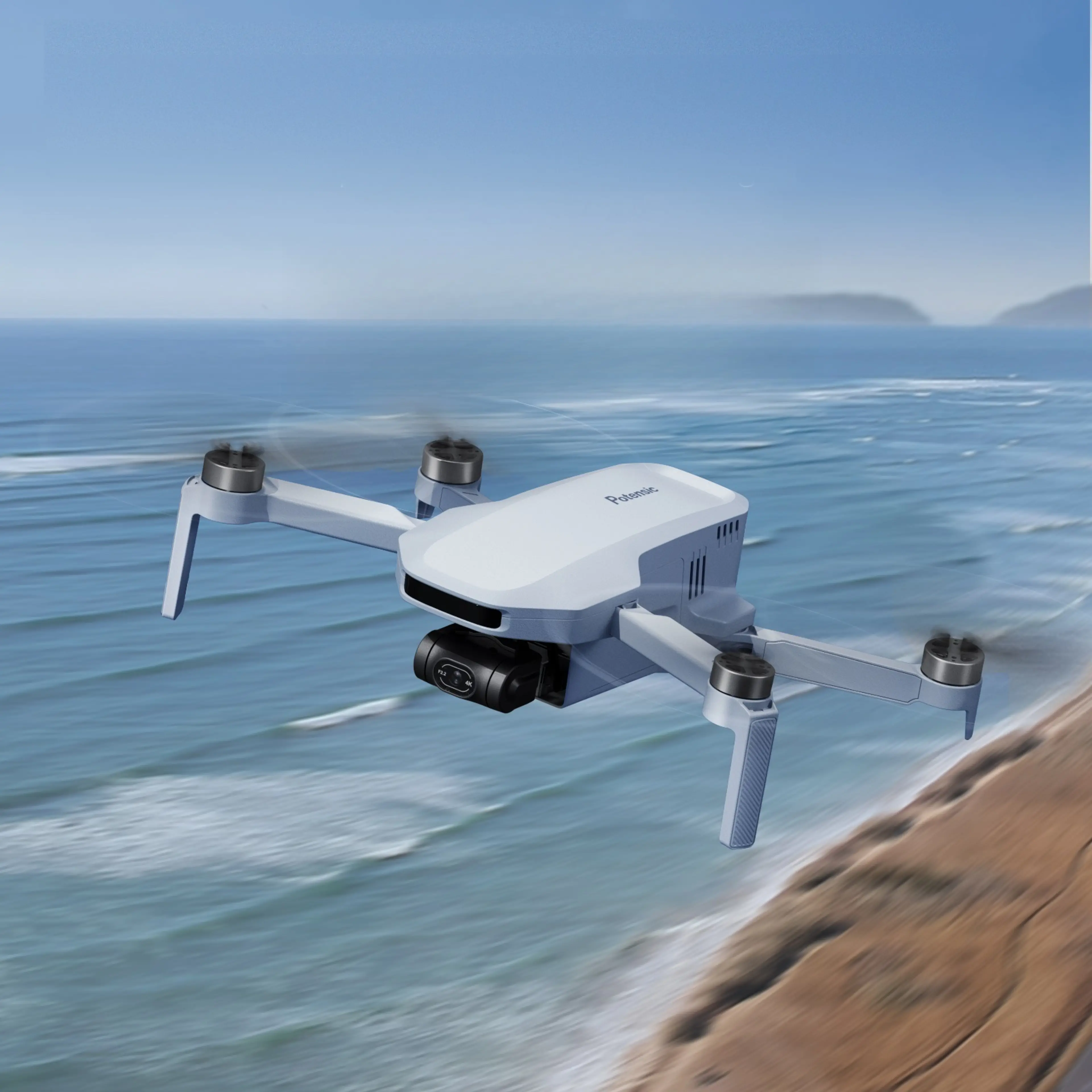 Drönare 4K med 3-axlig gimbal och GPS – under 249 g, 6 km, 29 min flygtid