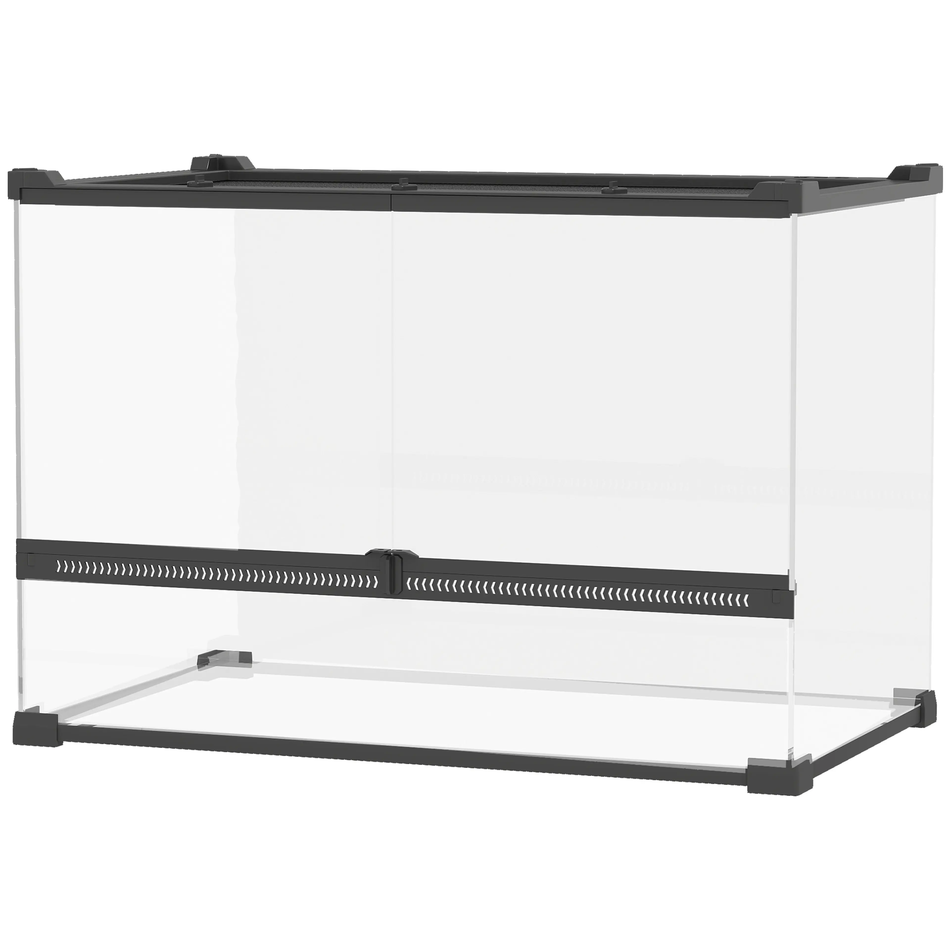 Glasterrarium 50 × 30 × 35 cm, 48 liter med frontlucka