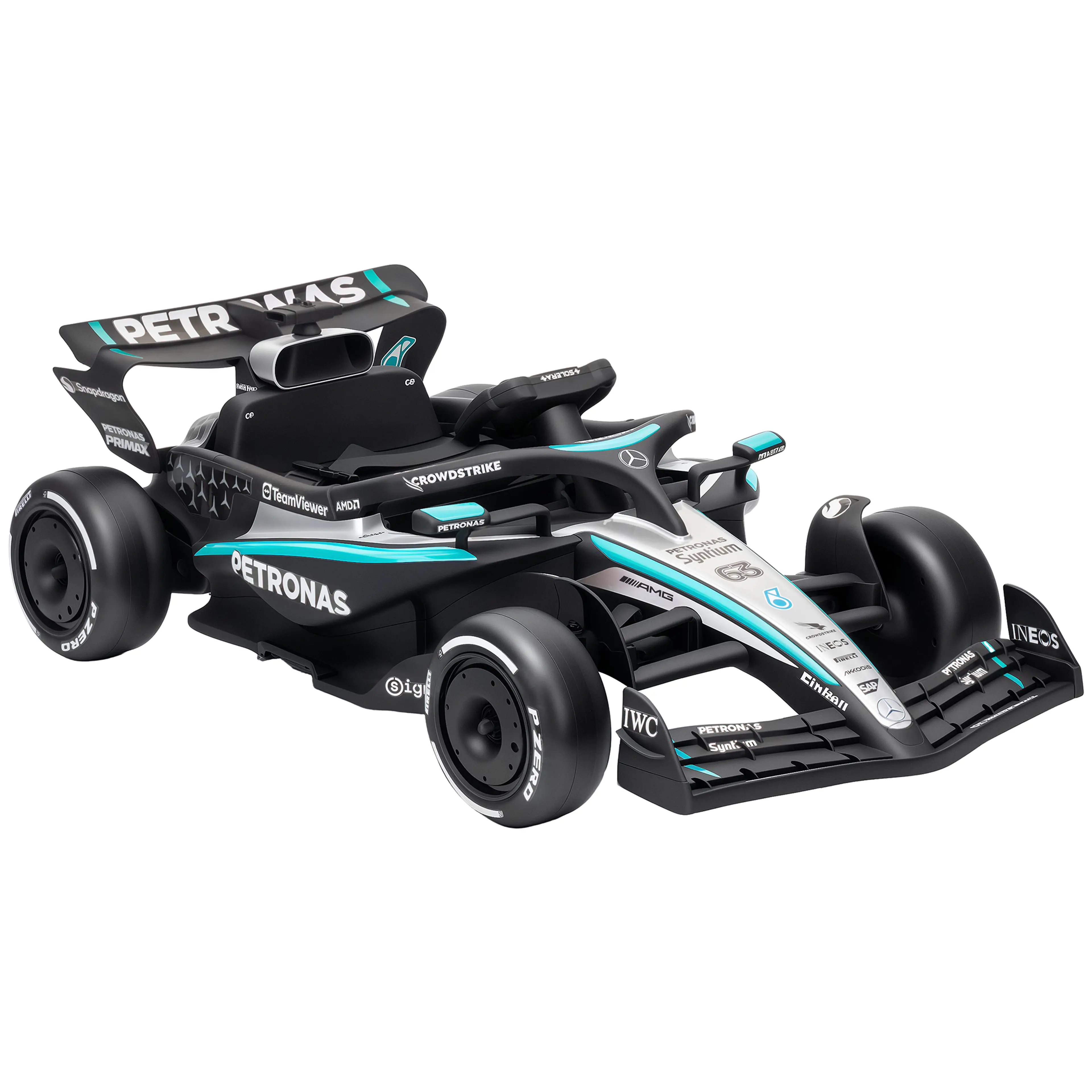 Mercedes-AMG F1 elgokart för barn – litiumbatteri och tre farter